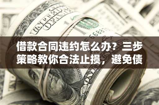 北京借款合同违约怎么办？三步策略教你合法止损，避免债务危机升级